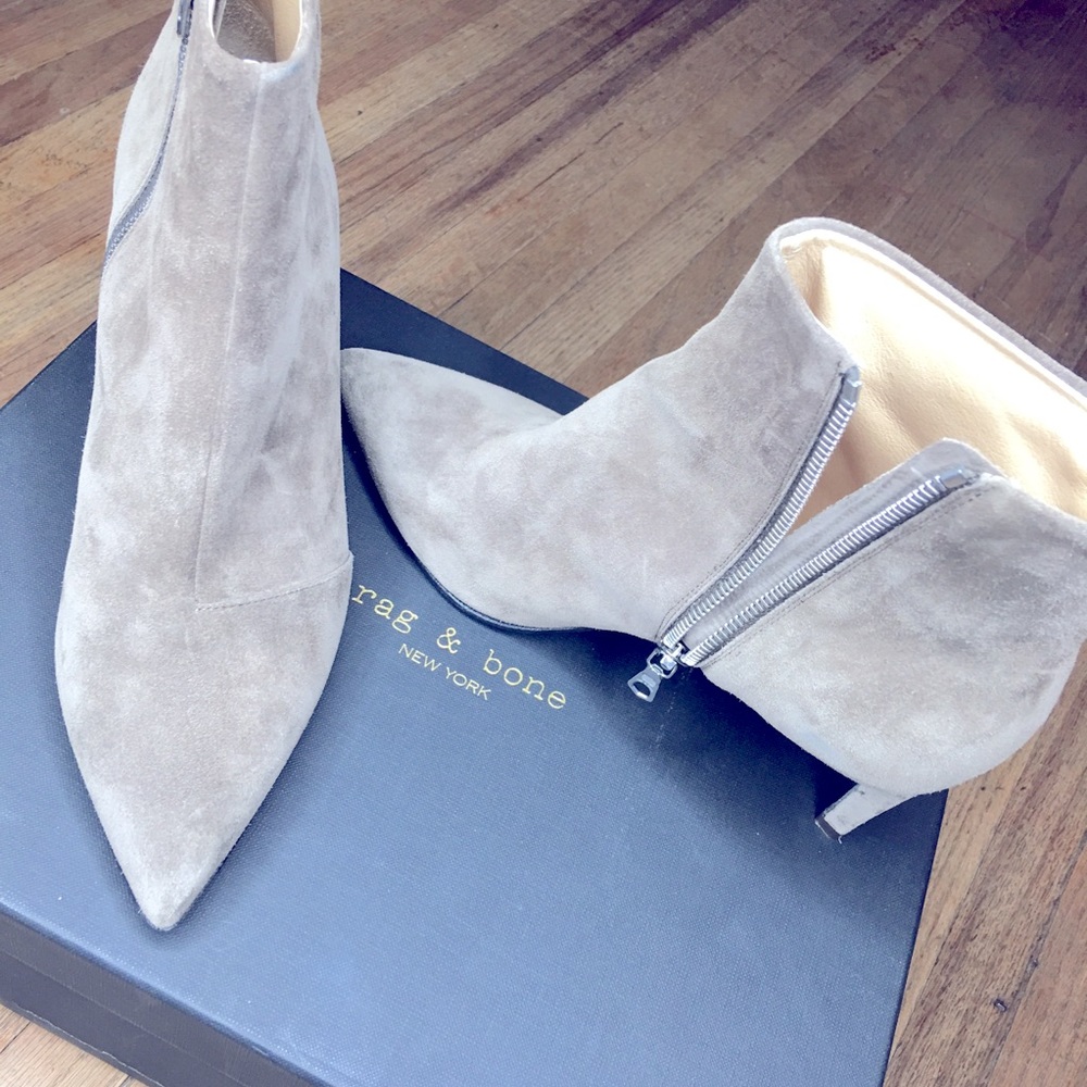 Women’s Rag And Bone Beha Boot Suede Size 8.5 38.5